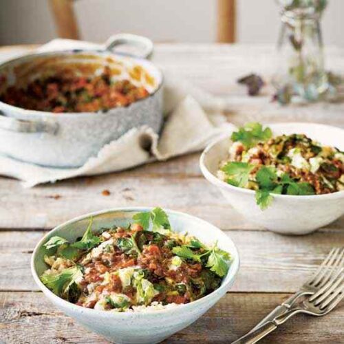 Green Lentil and Spinach Curry